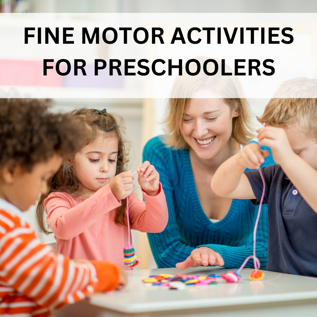 fine motor activities for preschoolers